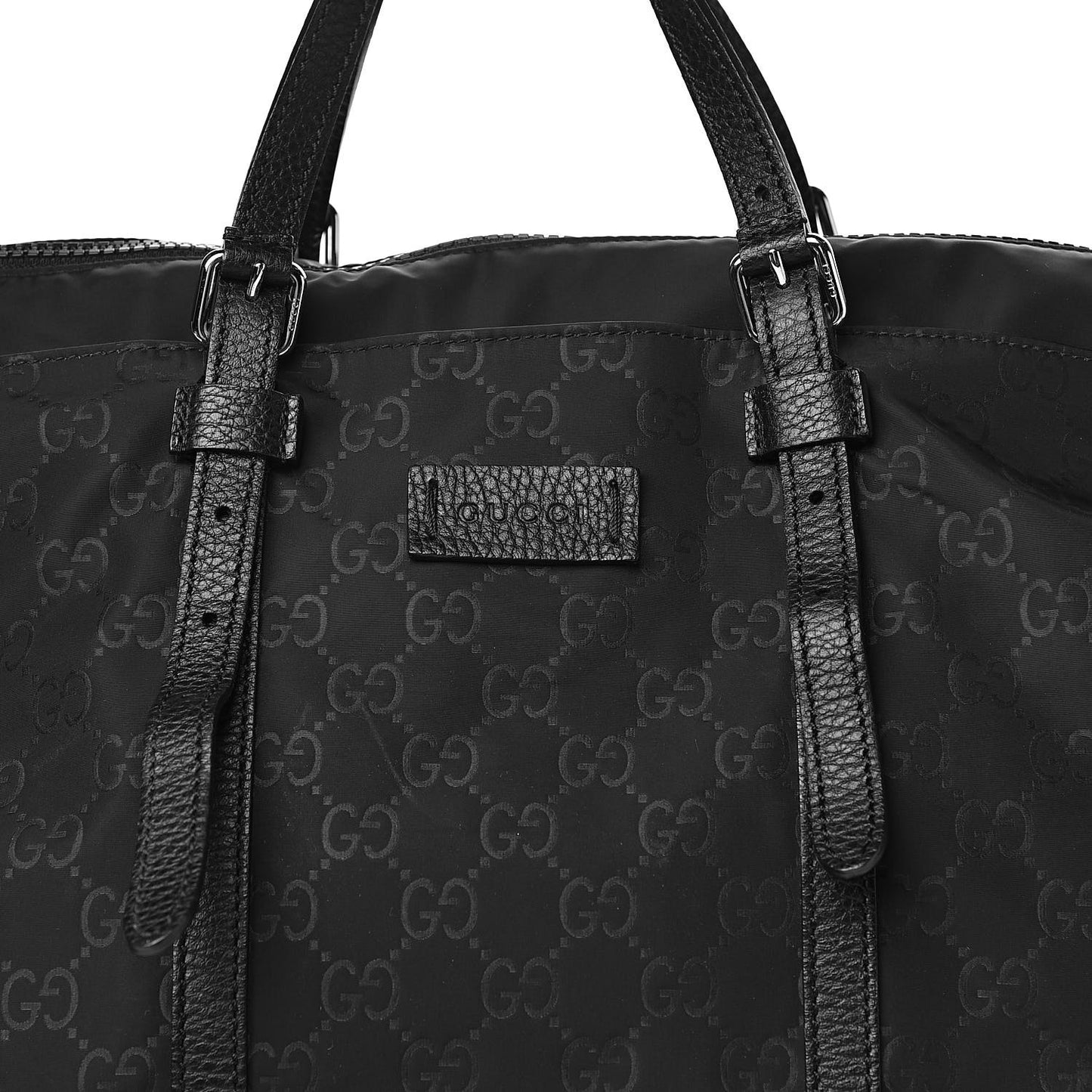 Nylon Monogram Light Duffle Bag Black