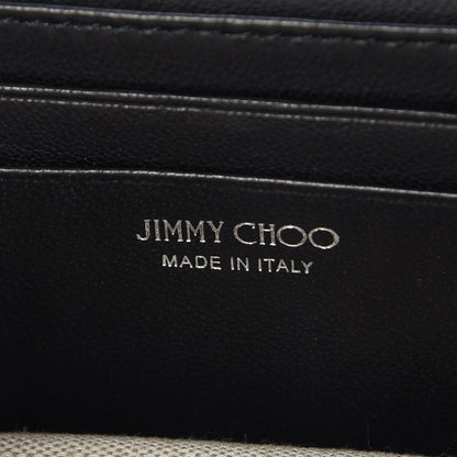 Jimmy Choo Suede Crystal Buckle Paris Crossbody Bag Black 8 of 10