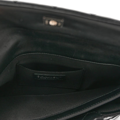Chanel Lambskin Quilted Fold Up Again Clutch Black 6 of 8