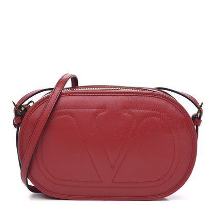 Valentino Garavani Vitello Small Logo Go Crossbody Bag Red 1 of 10