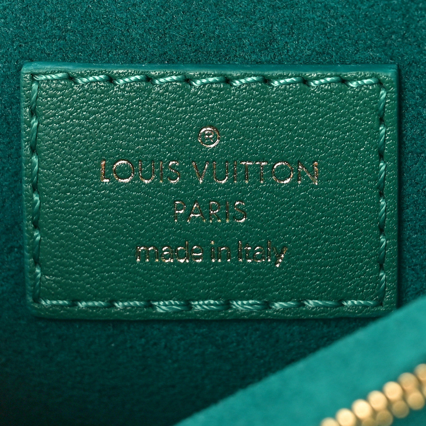Calfskin New Wave Chain Bag MM NM Emerald
