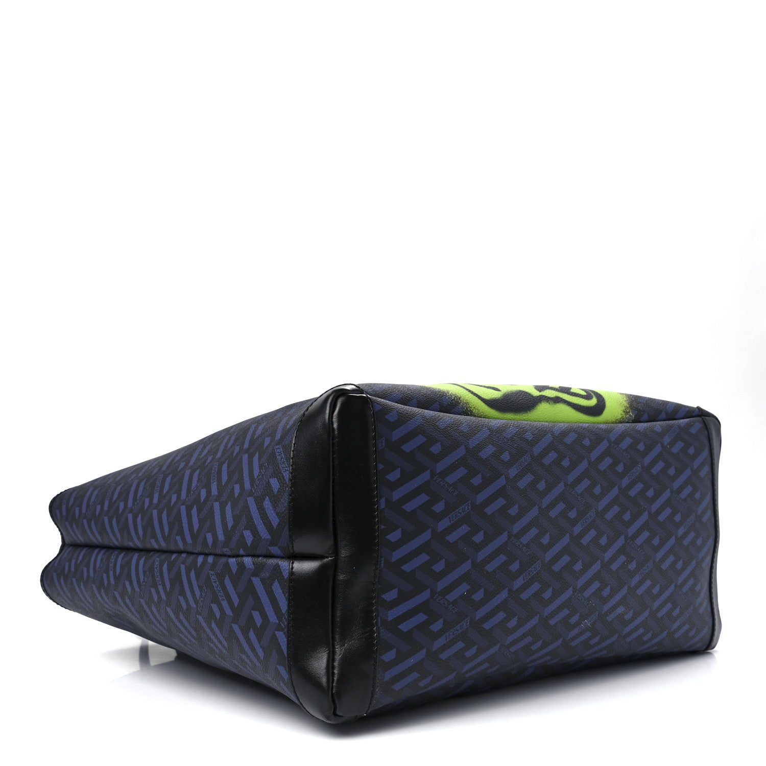 Versace Calfskin Monogram Smile Medusa Tote Multicolor 4 of 12
