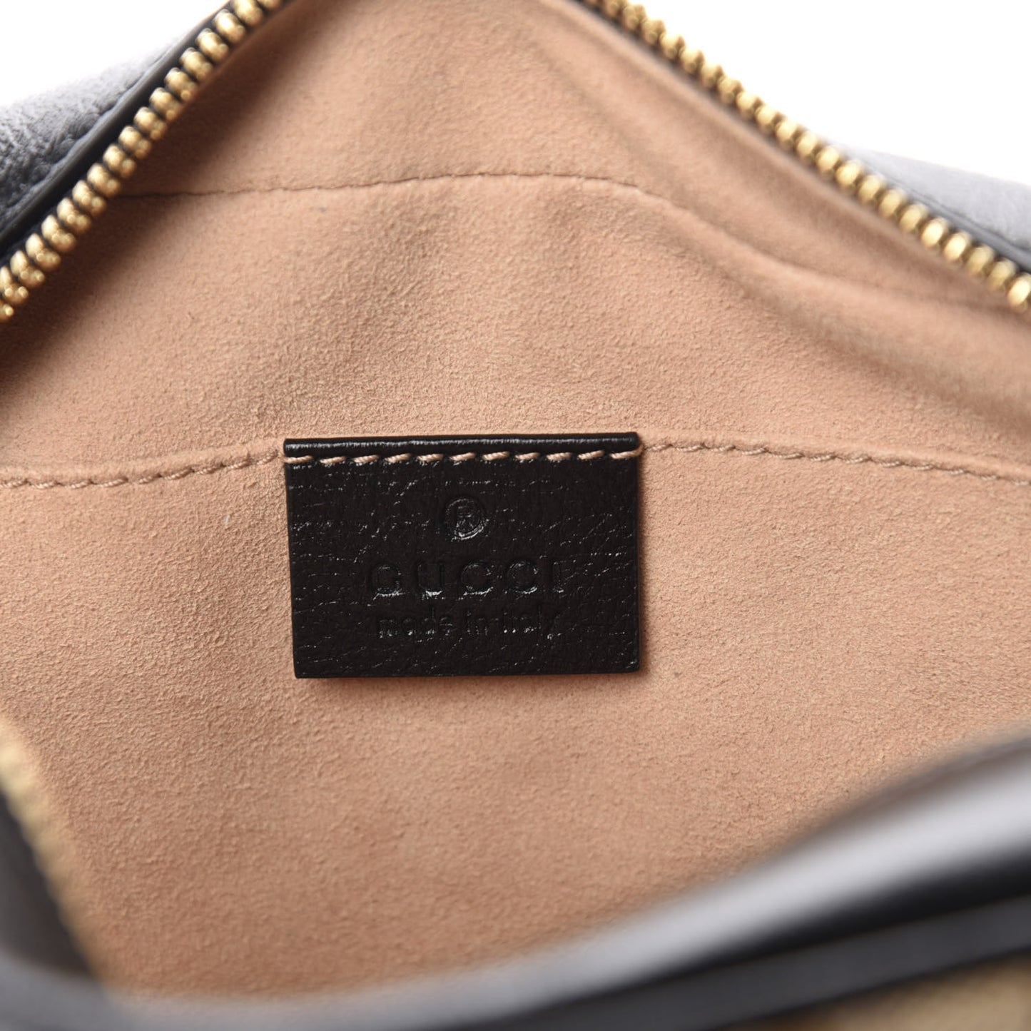Monogram Matelasse Diagonal Small GG Marmont Chain Shoulder Bag Beige Black