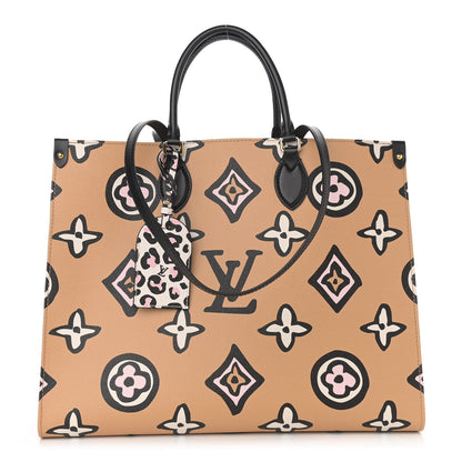 Louis Vuitton Monogram Giant Wild At Heart Onthego GM Arizona 1 of 9