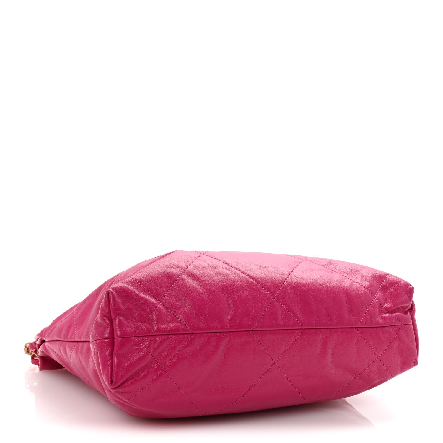 Chanel Shiny Calfskin Quilted Small Chanel 22 Fuchsia 9 of 11