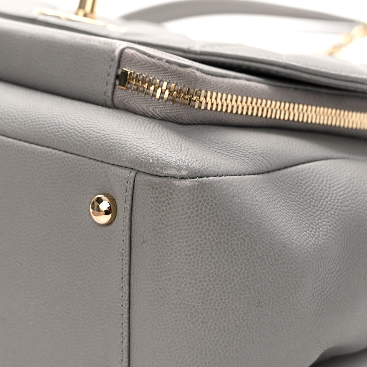 Chanel Caviar Quilted Large Business Affinity Flap Grey 10 of 16