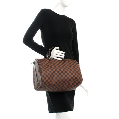 Louis Vuitton Damier Ebene Speedy Bandouliere 35 3 of 11
