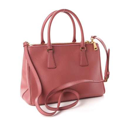 Prada Saffiano Small Galleria Double Zip Tote Tamaris 3 of 13