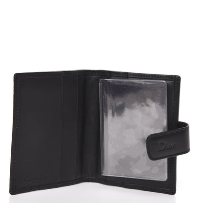 Christian Dior Monogram Compact Wallet Black 5 of 7