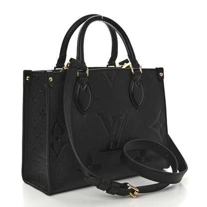 Louis Vuitton Empreinte Monogram Giant Onthego PM Black 3 of 9
