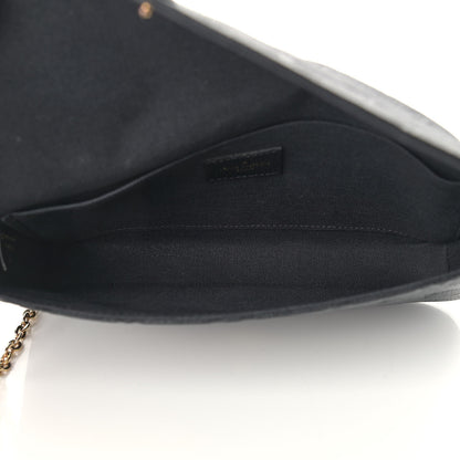 Louis Vuitton Empreinte Pochette Felicie Chain Wallet Black 7 of 15