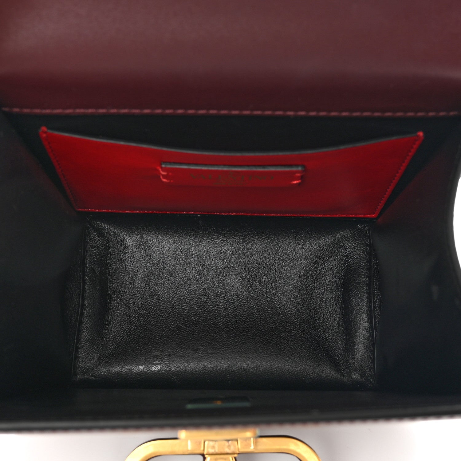 Valentino Garavani Smooth Calfskin Small VSling Shoulder Bag Rubin 6 of 9