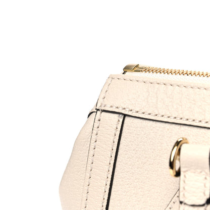 Gucci Textured Calfskin Web Small Ophidia Tote Bag Mystic White 7 of 7