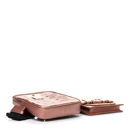 MCM Metallic Visetos Modular Stark Belt Bag Champagne Gold 3 of 5