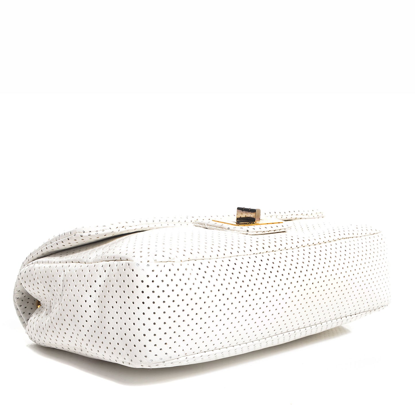 Lambskin Perforated Drill Flap White