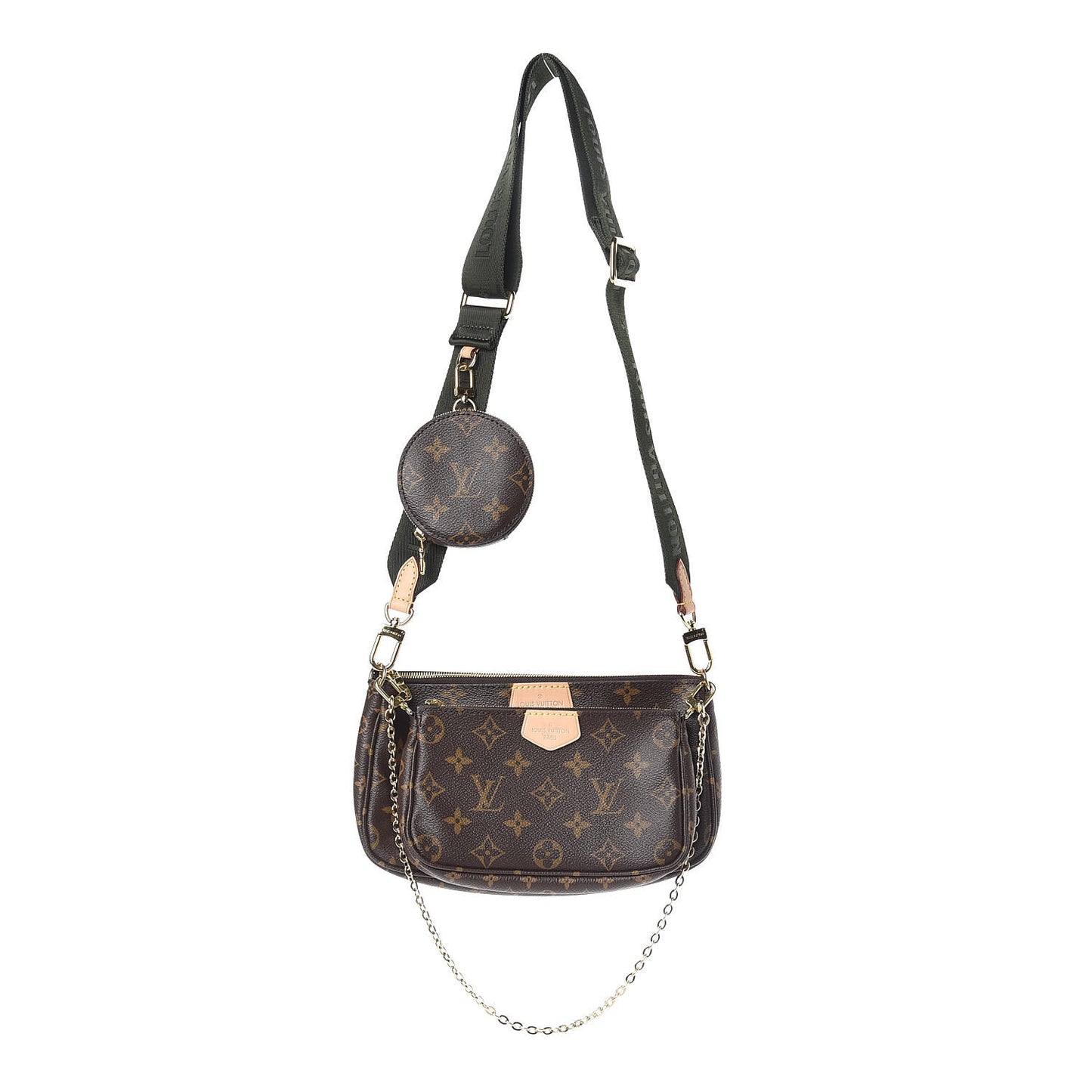 Monogram Multi Pochette Accessories Kaki