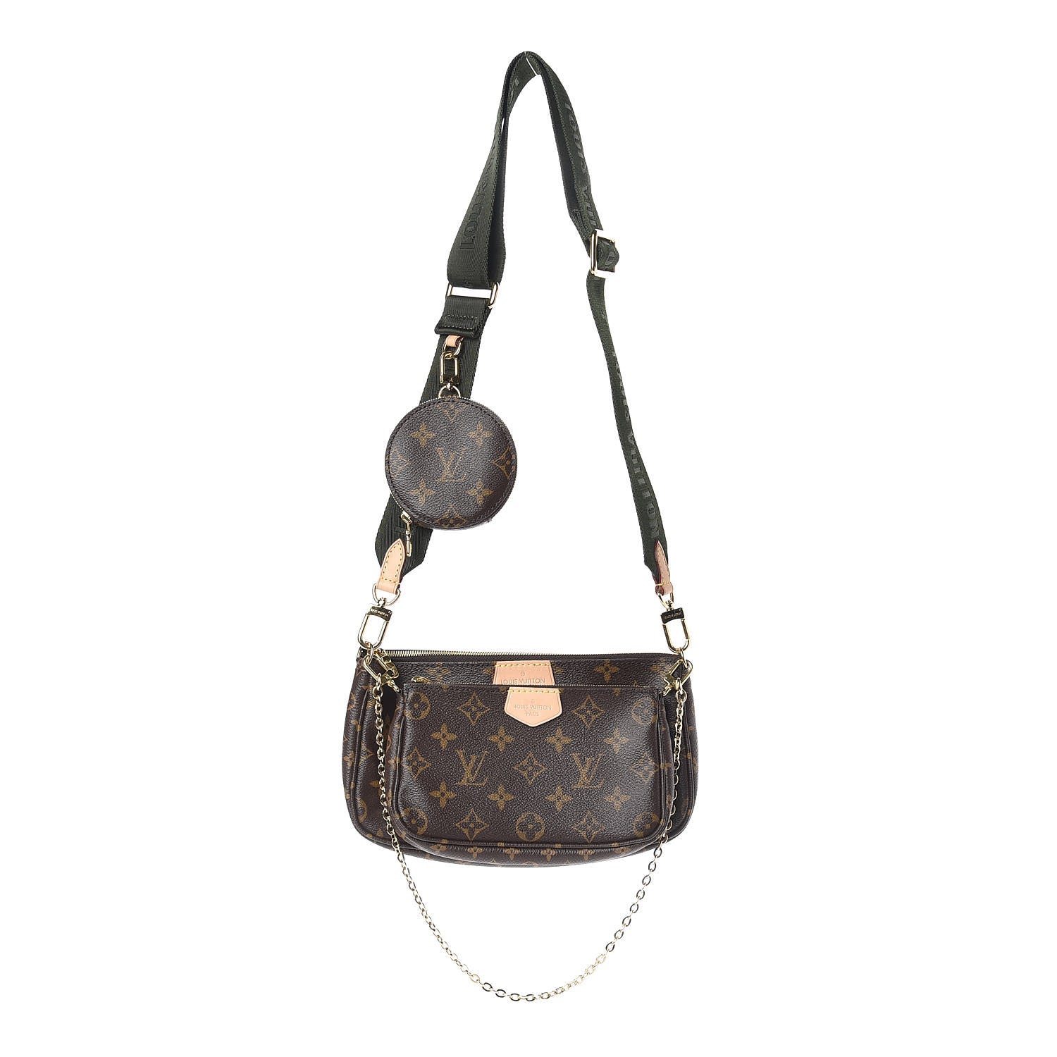 Louis Vuitton Monogram Multi Pochette Accessories Kaki 1 of 12