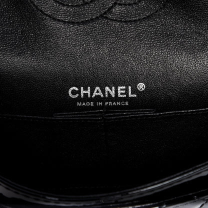 Chanel Patent Calfskin Quilted Mini Rectangular Double Flap Black 6 of 7
