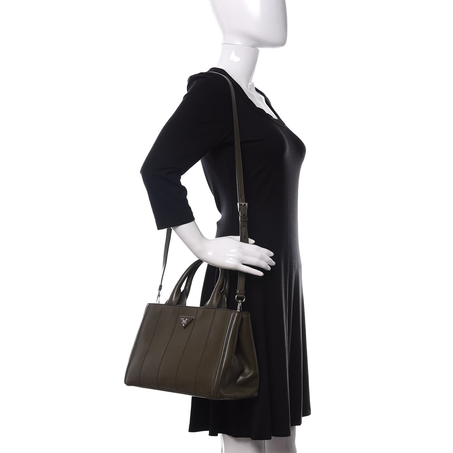 Soft Calfskin Tote Militare