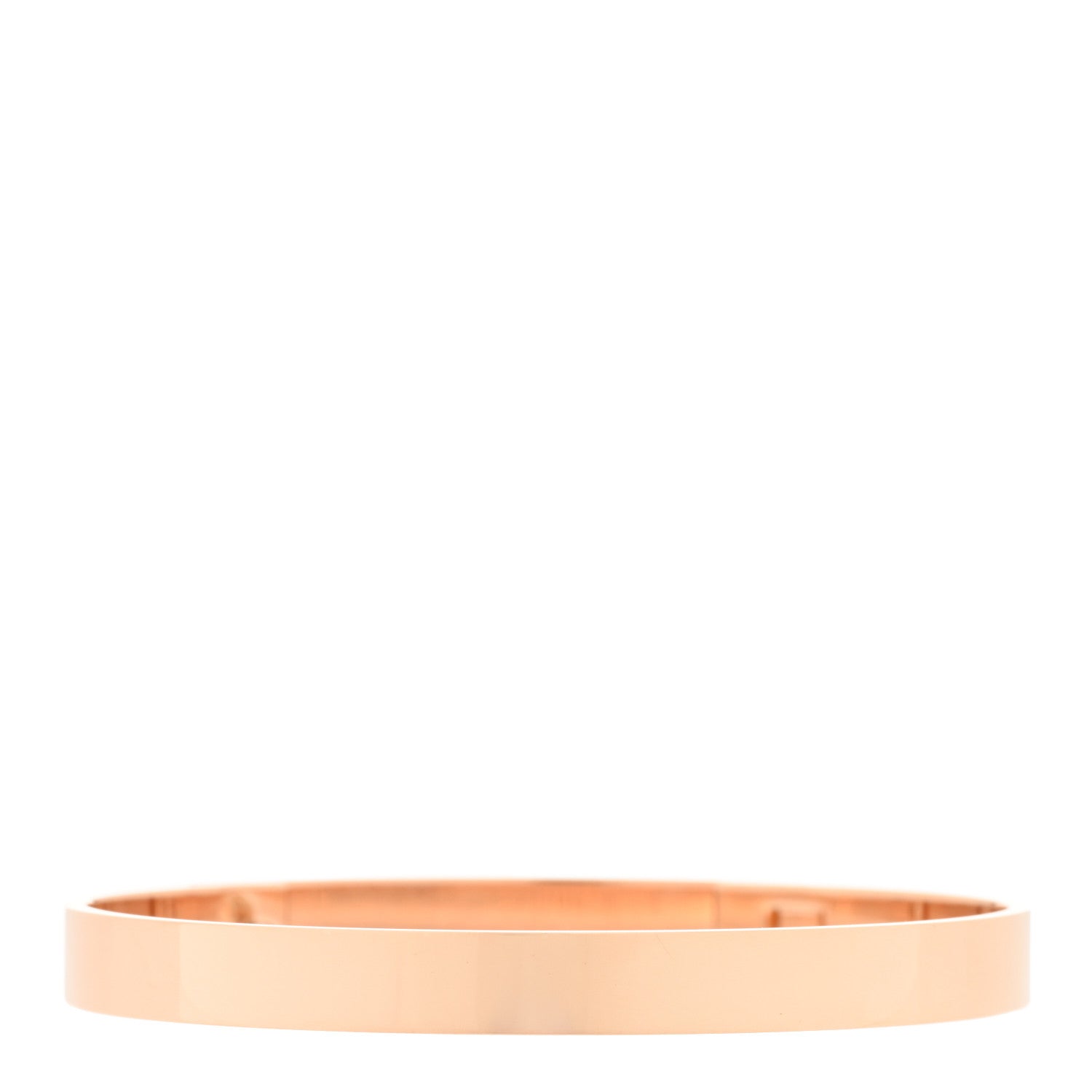 Hermes 18K Rose Gold PM Collier De Chien Bracelet SH 2 of 4