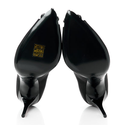 Saint Laurent Satin Crystal Martinique 110 Pump 40 Black 5 of 9