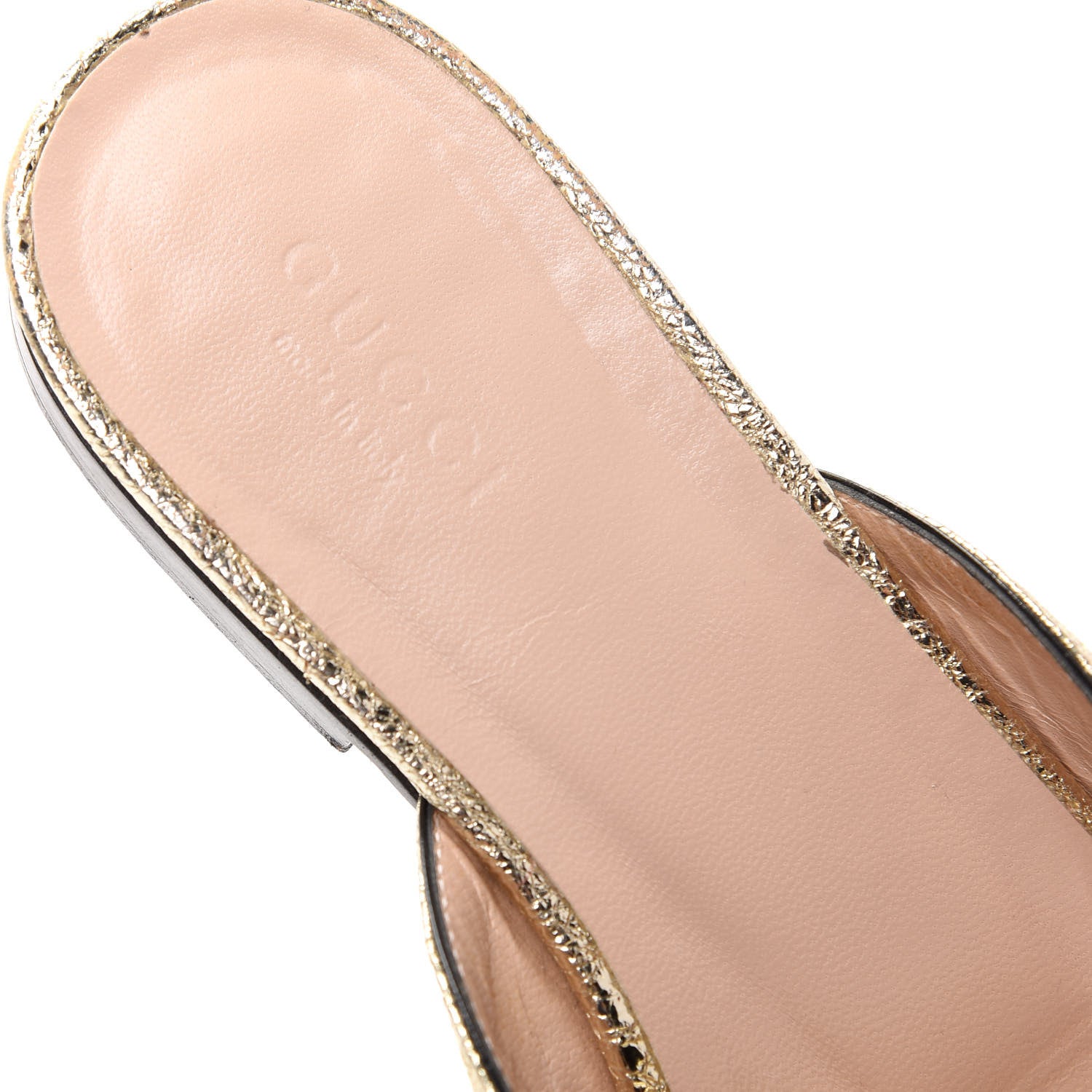 Gucci Galassia Womens GG Marmont Fringe Slippers 36 Platino 8 of 10