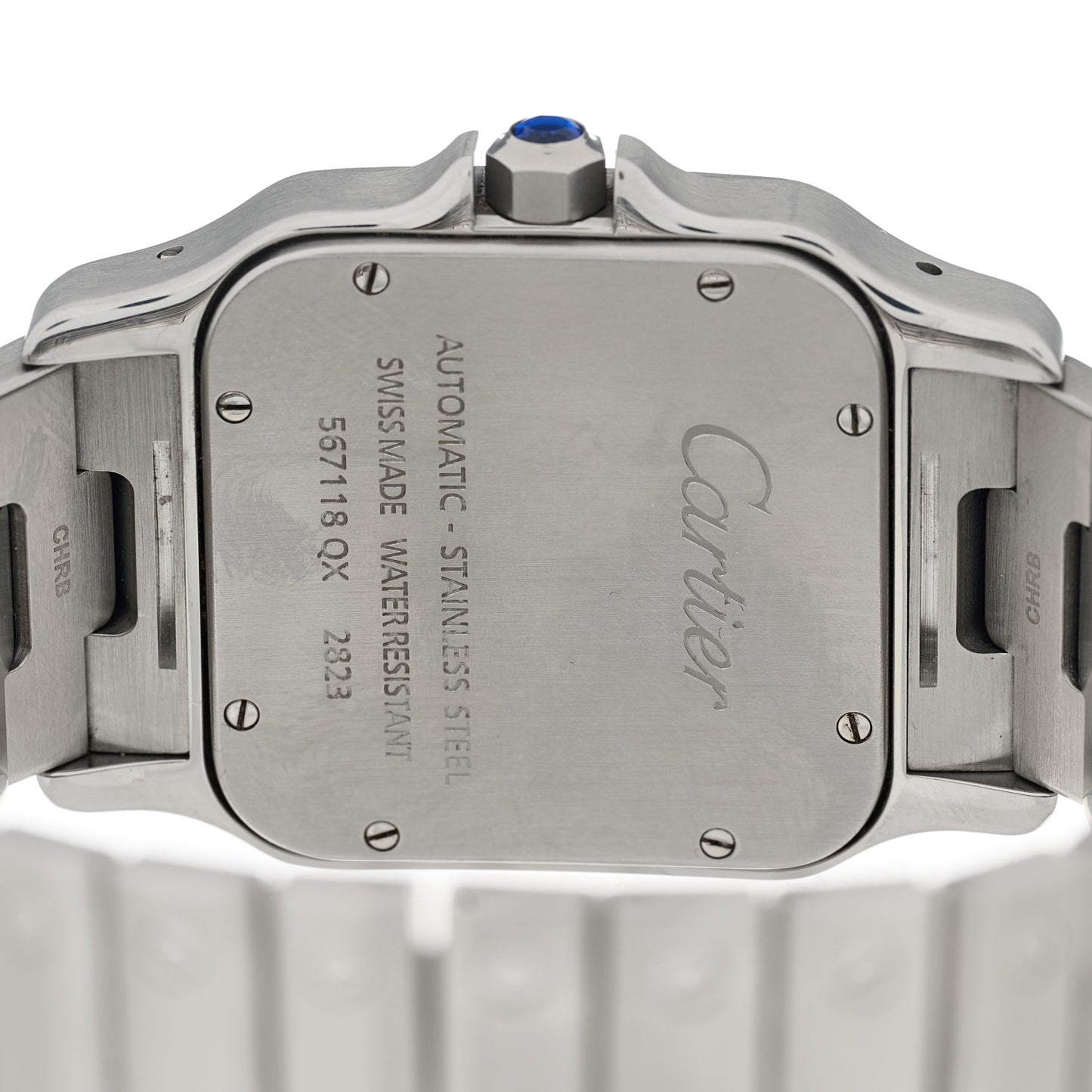 Stainless Steel 32mm Santos de Cartier Galbee Automatic Watch