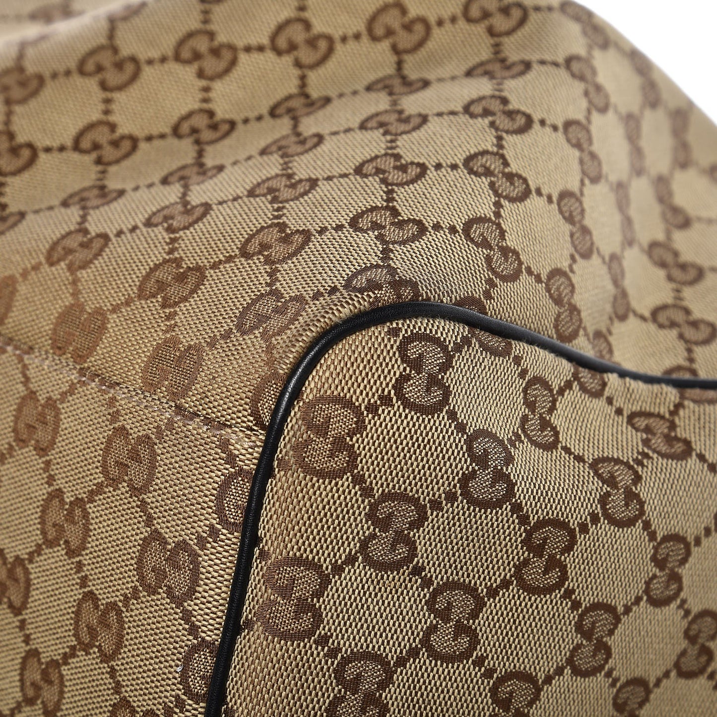 Monogram Large Sukey Tote Beige Ebony Black