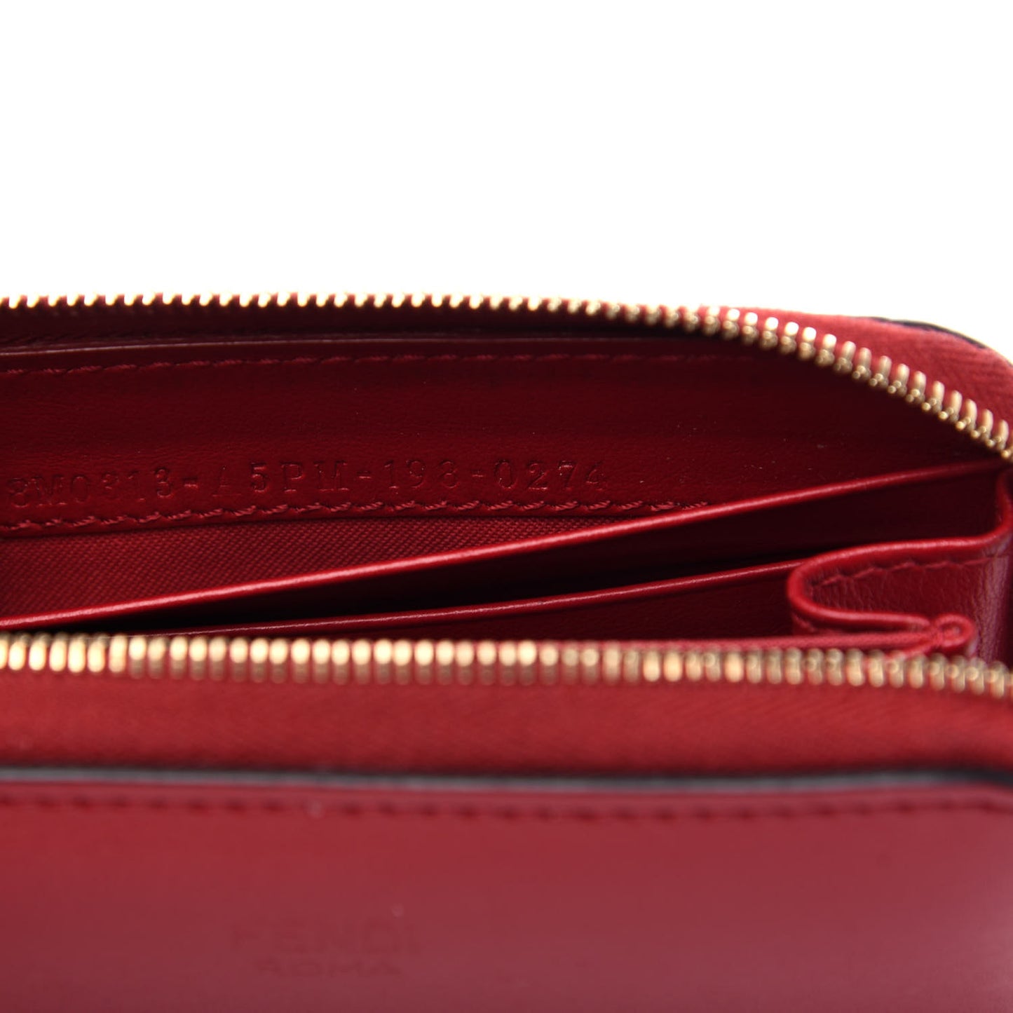 Vitello Liberty Monster Eyes Mini Zip Around Wallet Fragola