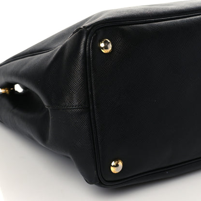 Prada Saffiano Medium Galleria Double Zip Tote Black 8 of 9