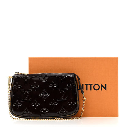 Louis Vuitton Vernis Monogram Mini Pochette Accessories Amarante 7 of 7