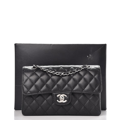 Chanel Caviar Quilted Small Double Flap Black 9 of 9