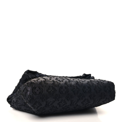 Louis Vuitton Lurex Quilted Monogram Altair Clutch  Black 4 of 11