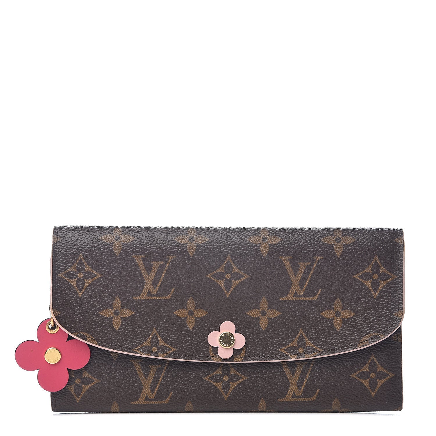 Louis Vuitton Monogram Bloom Flower Emilie Wallet 1 of 6