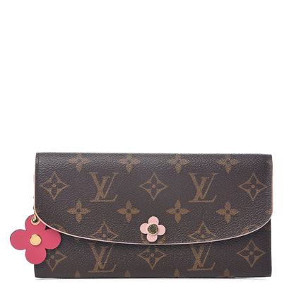 Louis Vuitton Monogram Bloom Flower Emilie Wallet 1 of 6