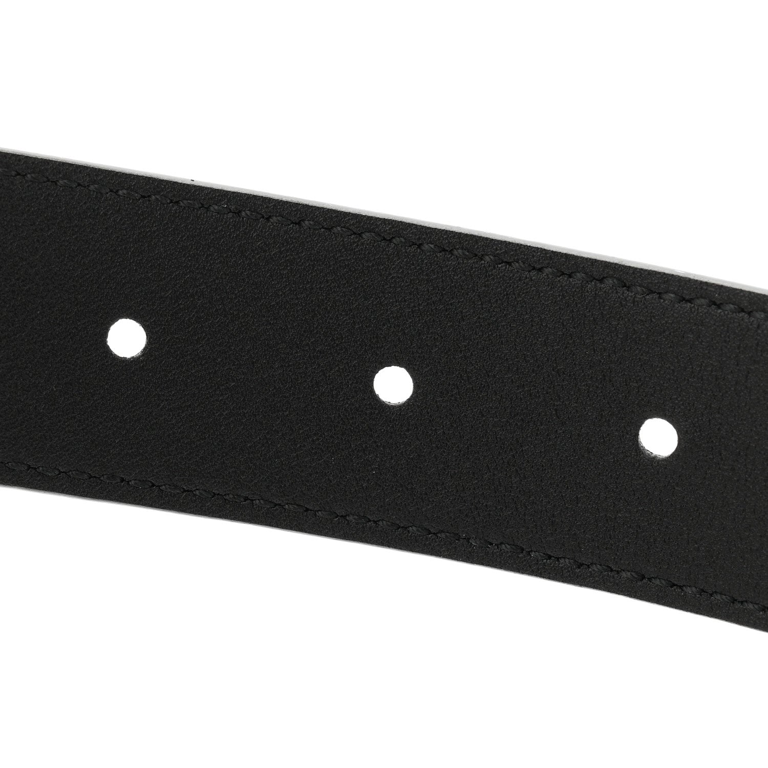Gucci Calfskin Double G 30mm Belt 80 32 Black 5 of 5