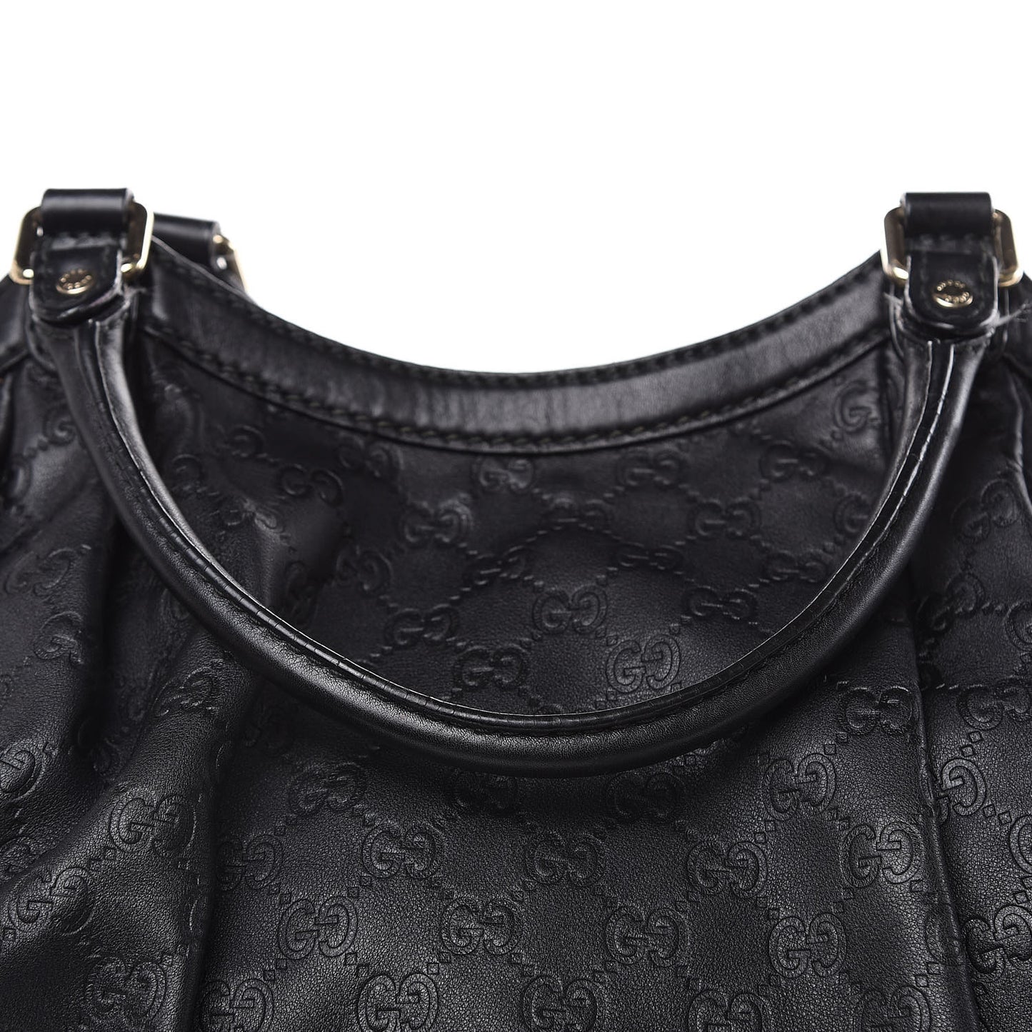 Guccissima Large Sukey Tote Black