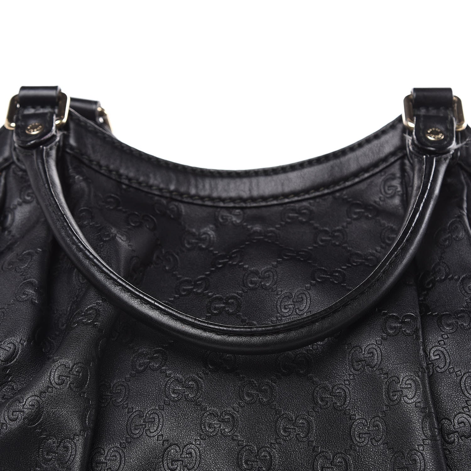 Gucci Guccissima Large Sukey Tote Black 17 of 20