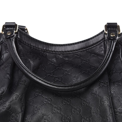 Gucci Guccissima Large Sukey Tote Black 17 of 20