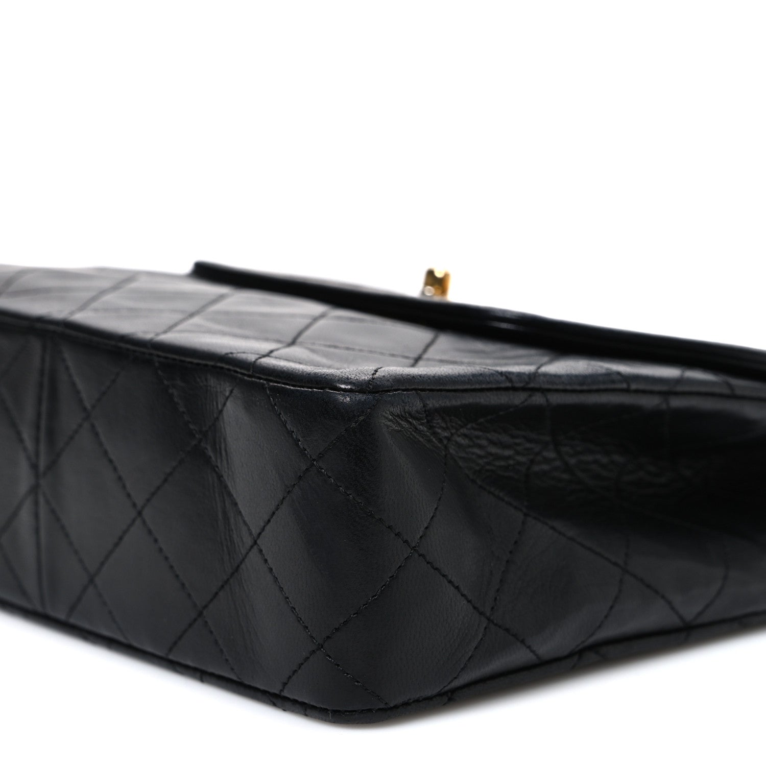 Chanel Lambskin Quilted Small Shoulder Bag Black 12 of 12