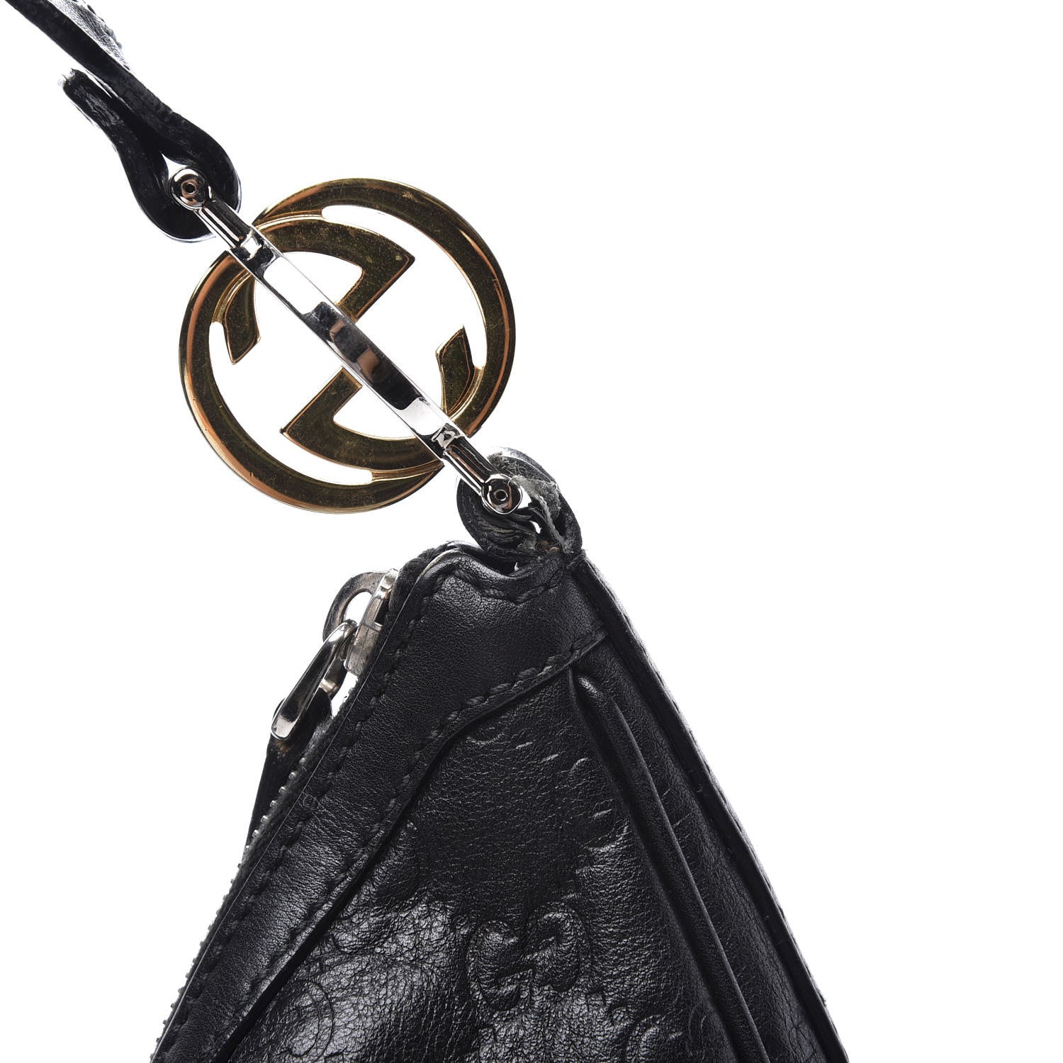 Gucci Guccissima Medium GG Twins Hobo Black 10 of 12