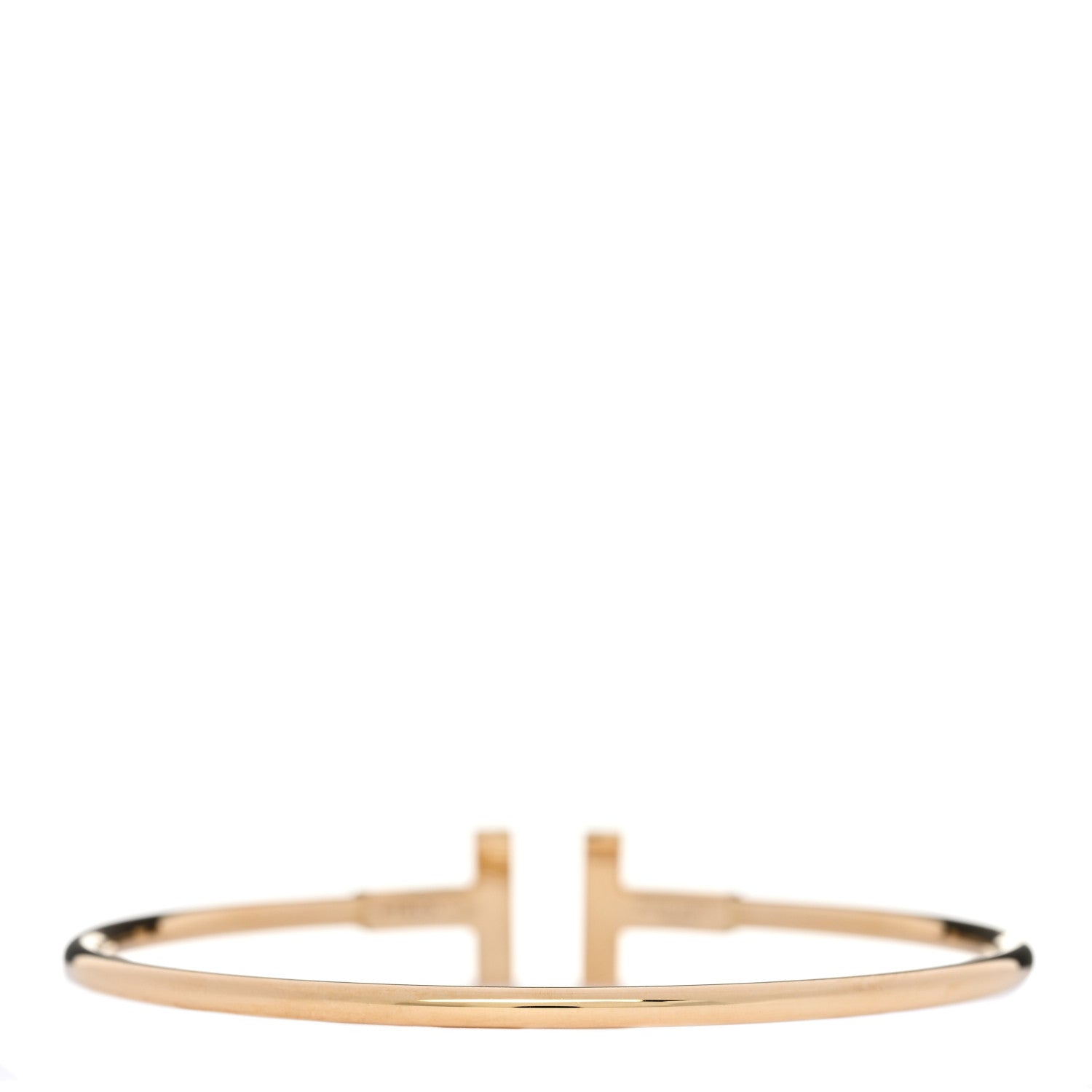 Tiffany 18K Yellow Gold Diamond Mother of Pearl T Wire Bracelet 2 of 5