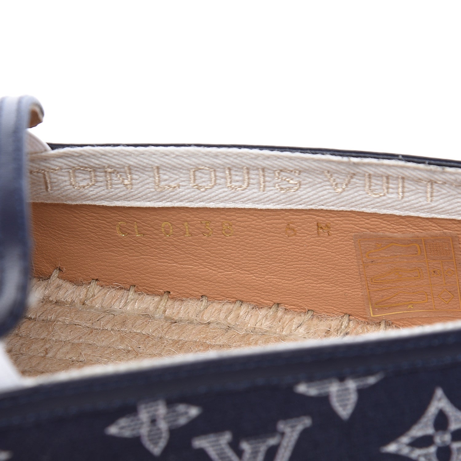 Louis Vuitton Canvas Monogram Mens Bidart Espadrilles 6 Marine 7 of 8