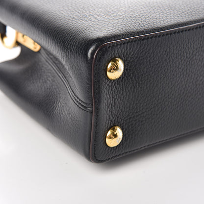 Louis Vuitton Taurillon Capucines BB Black 5 of 13