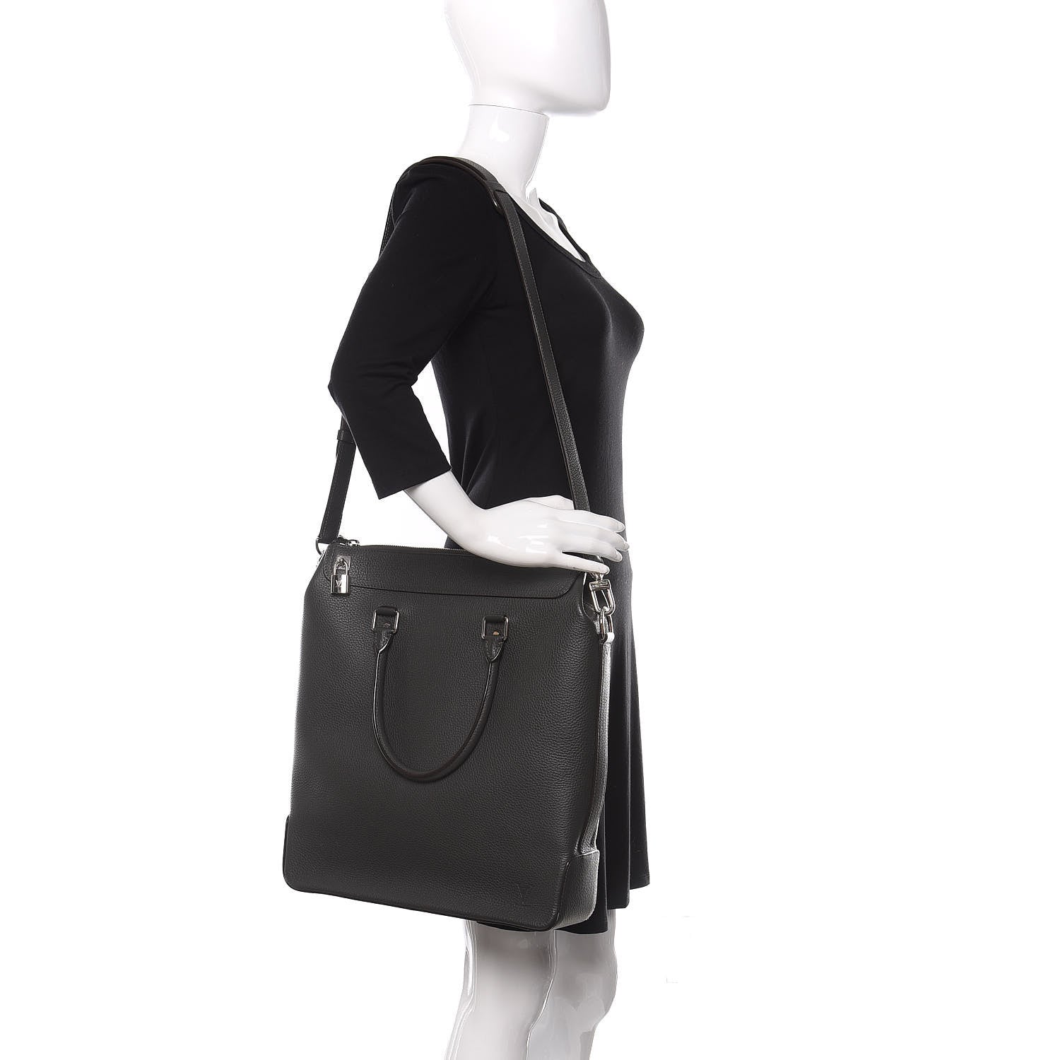 Louis Vuitton Taurillon Greenwich Gray 2 of 9