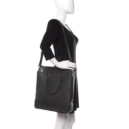 Louis Vuitton Taurillon Greenwich Gray 2 of 9