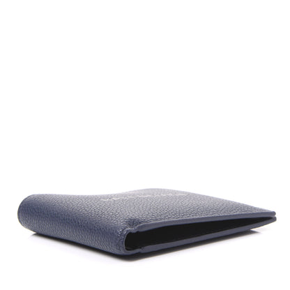 Balenciaga Calfskin Everyday Square Bi-Fold Wallet Bleu 3 of 8