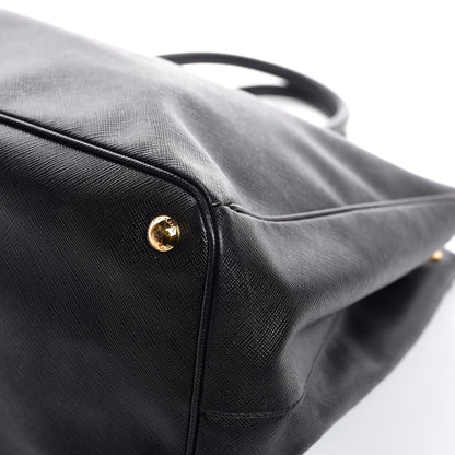Prada Saffiano Lux Extra Large Galleria Double Zip Tote Black 12 of 14
