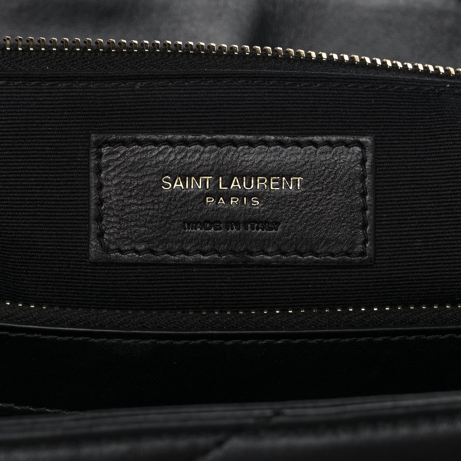 Saint Laurent Calfskin Y Quilted Monogram Large Loulou Chain Satchel Black 7 of 12
