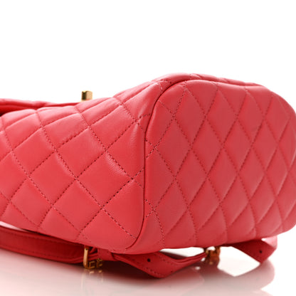 Chanel Lambskin Quilted Mini Urban Spirit Backpack Pink 8 of 9